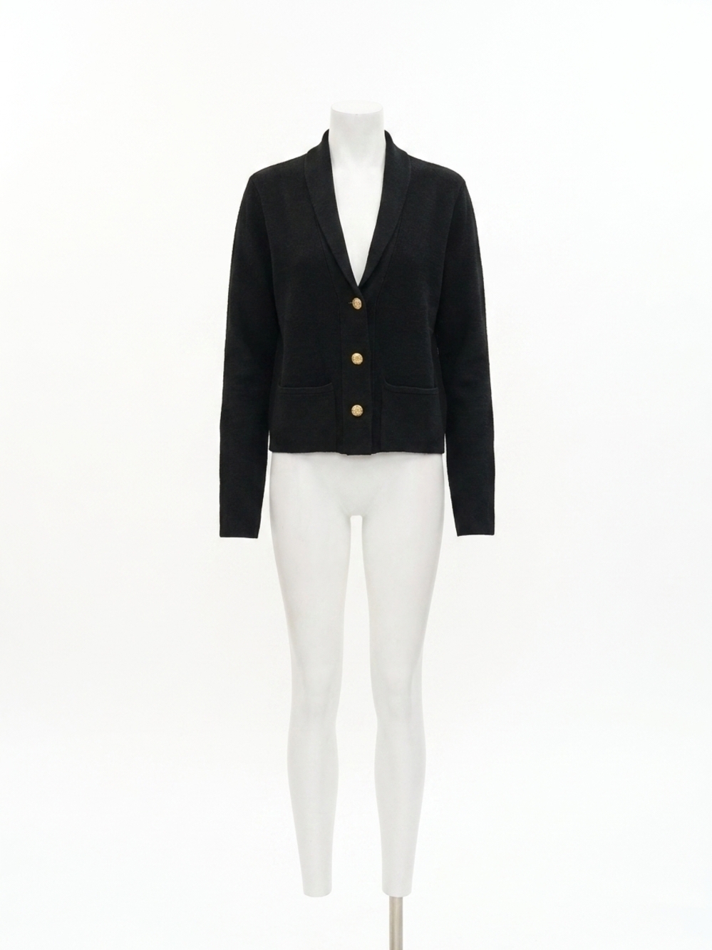 NEW SIX/FIFTY lynn knit blazer in black